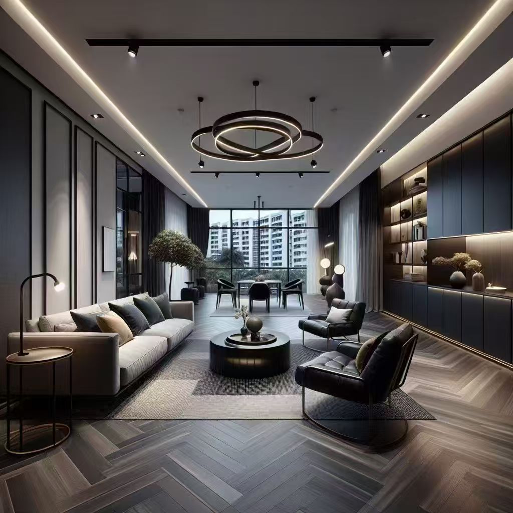 5mm LVT Modern Eco-Lux Flooring (Herringbone)